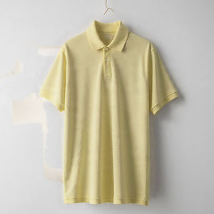 Chemises polo en coton pour hommes avec impression numérique, design uni décontracté, logo personnalisé sur le devant, approvisionnement ODM, chemises polo unisexes - Product Image 3