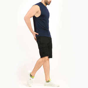 Temporada de verano Logotipo personalizado Imprimir Fitness Gym Sporty Hombre Camiseta sin mangas Tops 100% Algodón O-cuello Tank Top para hombres - Product Image 3