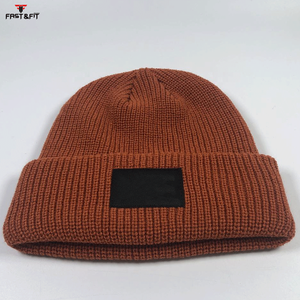 Professional Made High Quality Cotton <b>Beanie</b> Cap 3D Embroidery <b>Fleece</b> Fabric Breathable Waterproof Lightweight Unisex Headwear - Product Image 2