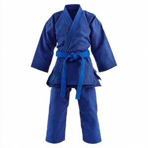 ชุดสูทคาราเต้ยูโดสำหรับเด็กผู้ชายชุดเสื้อซ้อมมวยน้ำหนักเบาชุดเสื้อเจอร์ซีย์ผ้าฝ้ายผ้าทอลายทแยงกางเกงคาราเต้สำหรับผู้ชาย - Product Image 4