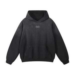 Sweat-shirt à capuche pour homme personnalisé décontracté avec impression graphique et lettres, sweat-shirt délavé à l'acide de haute qualité pour homme, sweat-shirt pour homme printemps automne - Product Image 3