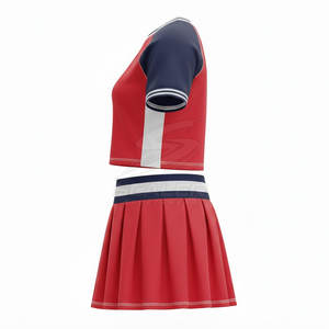 Uniforme Deportivo de Alto Rendimiento y Calidad en Poliéster y Spandex para Equipos, Uniforme de Animadoras, Color y Talla Personalizados para Competencia - Product Image 4