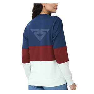 Sudaderas de mujer con diseño personalizado, venta al por mayor, Camiseta corta lisa, sudadera de sublimación Fitness de talla grande - Product Image 3