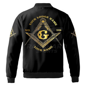 Chaqueta Masónica para Hombre, Abrigo Bordado Oficial de Logia, Chaqueta Masónica Bordada para Hombre - Product Image 3