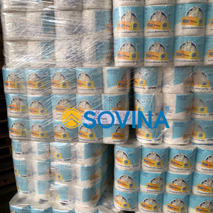 Rollo de Papel Higiénico de 3 Capas, Paquete de 12 Rollos de 31 ~ 32m, 300 Hojas, 150g, Hecho en Vietnam, Pulpa de 3 Capas - Product Image 5