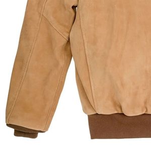 Chaqueta de vuelo de cuero para hombre de alta calidad con estilo de Aviador clásico y forro de piel extraíble, ideal para uso en invierno y al aire libre - Product Image 6