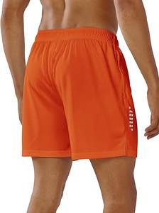Short en toile respirante et sèche personnalisé imperméable écologique décontracté football football tennis entraînement solide OEM accepté personnalisé - Product Image 5