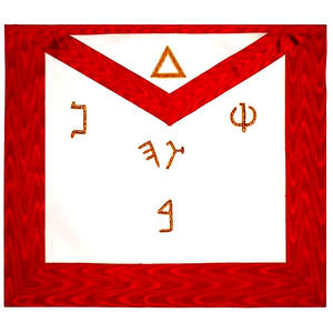 2025 TABLIER AASR 6E DEGRÉ TRIANGLE OR - Product Image 1