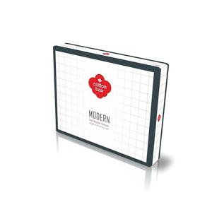 Juego de funda de edredón doble moderno Solito Indigo hecho de algodón: una solución de ropa de cama elegante y cómoda - Product Image 4