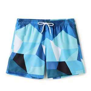 <b>Men's</b> Solid <b>Pattern</b> <b>Swim</b> <b>Shorts</b> High Quality Quick Dry Eco-Friendly Elastic Waist Closure Customized Colors Logo Best Price OEM - Product Image 1