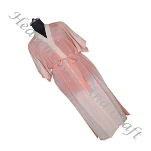 KL012 antiguo Floral seda Vintage Sari Kimono chaqueta de estilo largo caliente aspecto encantador estilo bohemio Vintage Sari Kimono Chaqueta larga - Product Image 1