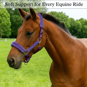 Cabestro para Caballo de Forro Polar Suave Ecuestre con Nailon PP |   Cabestro para Caballo Duradero y Cómodo |   Fabricante de Primera Calidad en India - Product Image 2