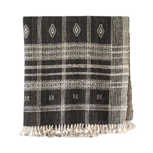 Couverture tuftée bohème personnalisée de haute qualité de luxe 100% coton tricoté jeter avec des glands doux pour la décoration de la maison - Product Image 3