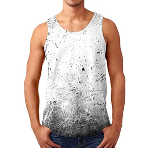 Top Quality Manufacturer Sports Wear Sleeveless Vest Wholesales Price Gym <b>Singlets</b> Fitness <b>Men</b> Bodybuilding Tank Top - Product Image 5