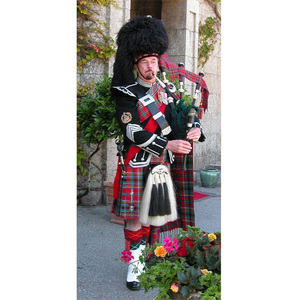 Đồng phục ban nhạc Ống Scottish truyền thống với áo khoác <span class=keywords><strong>kilt</strong></span> kẻ sọc và glengarry phù hợp cho diễu hành đồng phục ban nhạc ống để bán - Product Image 5