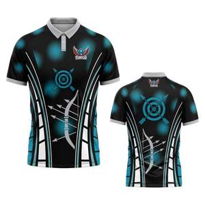 Chemise de tir à l'arc Streetwear en coton graphique Chemise de tir à l'arc à manches courtes Streetwear en coton graphique Chemise de tir à l'arc à manches courtes - Product Image 3