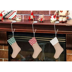 Hot Sale Table Hook Silver Mantle <b>Christmas</b> Decoration Stylish <b>Stocking</b> Holders for Wholesale Suppliers - Product Image 3