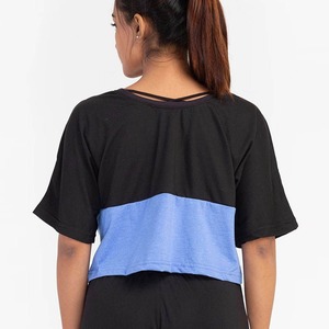 Hauts courts en satin personnalisés pour femmes, vêtements de gym décontractés respirants à manches courtes, Offre Spéciale pour l'hiver - Product Image 6