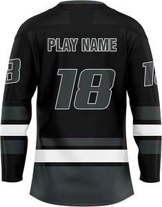 2025 ensemble de maillots de Hockey sur glace sur mesure matériel sublimé sergé couture Club vêtements d'équipe approvisionnement de sport en vrac de Source de confiance - Product Image 5