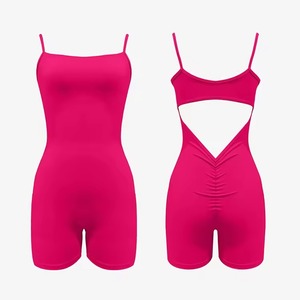 Body Deportivo de Alta Resistencia para Mujer, Personalizado al por Mayor, Mono de Yoga Delgado para Primavera/Verano, para Correr y Hacer Ejercicio - Product Image 4