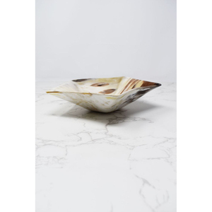 Cuenco de cuerno de búfalo natural hecho a mano, pieza de acento funcional y decorativa, diseño exquisito para interiores modernos y clásicos - Product Image 3