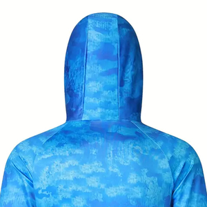 Venta al por mayor de poliéster con protección Uv, diseña tu propia ropa deportiva, ropa de protección solar, sudaderas con capucha para hombres, sudaderas con capucha de pesca de manga larga - Product Image 6