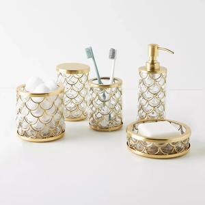 Ensembles de salle de bain en métal et acrylique, idéaux pour une utilisation à long terme grâce à leur construction robuste et fiable, cadeaux de pendaison de crémaillère 2k25 - Product Image 1