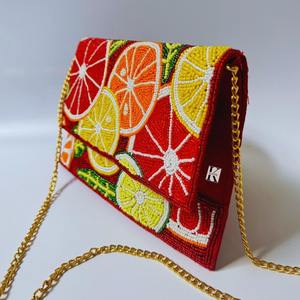 Bolsos Bordados con Cuentas Hechos a Mano Tradicionales al por Mayor, Bolsos Étnicos de Moda con Cuentas para Festivales Disponibles para la Venta - Product Image 2