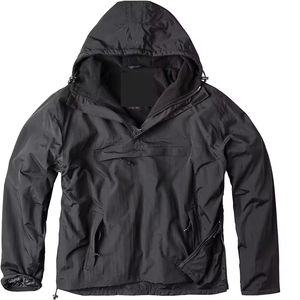 Chaqueta cortavientos con cremallera de peso ligero directo de fábrica, chaqueta cortavientos de nailon a prueba de agua y viento, cortavientos para lluvia, chaquetas para hombre - Product Image 4