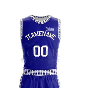 Ensembles d'uniformes de basket-ball respirants faits par professionnel service d'OEM de polyester de la taille 100% à vendre - Product Image 4