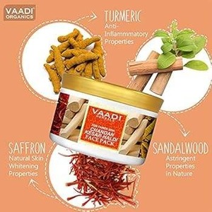 Crème éclaircissante pour le visage Vaadi Herbals de qualité supérieure, hydratation et revitalisation de la peau terne - Utilisation féminine - Product Image 2