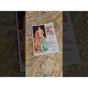 Robe de mariée brodée Maria.B # # # #   Saumon & Feuilles Vertes (BD-2503) TC-1455 - Product Image 2
