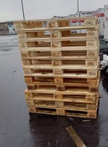 Nuevos Palés de Madera de Pino de 4 Entradas Euro |   Exportación al por Mayor de Palés de Cartón Usados EPAL de 1200x800 de una Sola Cara - Product Image 5