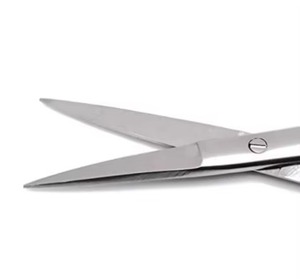 กรรไกรไอริส ทำจากเหล็กกล้าไร้สนิมทางการแพทย์ ปลายแหลมคม ใช้ตัดอย่างแม่นยำ เหมาะสำหรับคลินิกจักษุ ทันตกรรม และการใช้งานทางการแพทย์ - Product Image 6