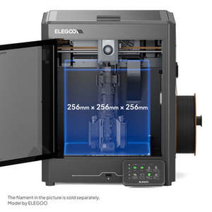 Imprimante 3D FDM automatique Elegoo Centauri Carbon à double extrudeur avec plateau chauffant en aluminium pour les industries de laboratoire, compatible avec le matériau PLA - Product Image 4