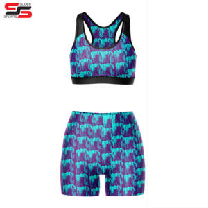 <b>Women</b> Wear Comfortable Stylish Breathable Sublimation Printed Lightweight Gym <b>Yoga</b> <b>Shorts</b> Customized <b>Women</b> <b>Shorts</b> and Bra - Product Image 6