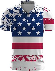 Logotipo personalizado de los hombres Casual sólido antiarrugas para Polo 100% poliéster Regular Fit manga corta bordado botón liso - Product Image 5