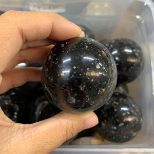 Sphères d'obsidienne en gros, pierres précieuses naturelles d'Indonésie de haute qualité, artisanat, cristal de guérison - Product Image 6