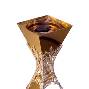 Soporte de incienso decorativo para el hogar y difusor de aromaterapia, soporte de incienso de Metal plateado de calidad creativa, quemador Bakhoor - Product Image 4