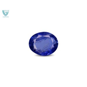 Zafiro Azul de 4.18 Quilates, Gema Natural Facetada de Corte Ovalado, Ónix, Aguamarina, Ópalo, Jade, Gemas en Forma de Pera de 8 mm de Altura - Product Image 1