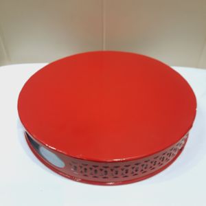 Plateaux de service en métal imprimés ronds faits à la main de qualité supérieure pour le bureau à domicile ou la décoration de la cuisine-Tarifs de gros garantis - Product Image 3