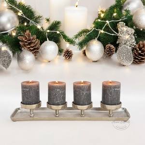 Décoration de table de Noël en bois, ornement festif artisanal, finition naturelle durable, élégant pour la décoration de la maison pendant les fêtes - Product Image 4