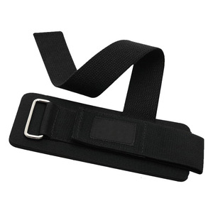 Logotipo personalizado de calidad superior/correas de elevación de potencia de algodón de color cómodos accesorios de levantamiento de pesas de seguridad de Fitness profesional - Product Image 3