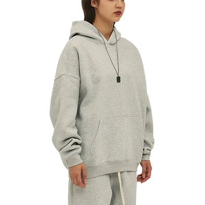 Sweat à capuche pour homme de qualité supérieure, imprimé sur mesure, en molleton 100% coton 210 g/m², délavé à l'acide, teint uni, coupe classique avec poche - Product Image 2