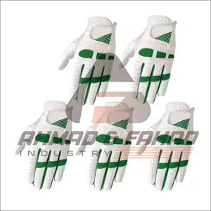 Guantes de golf profesionales para hombres zurdos logotipo personalizado Cabretta cuero suave entrenamiento Cabretta cuero Golf guante A & F Industry - Product Image 4