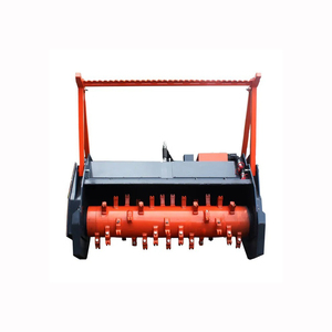 Accessoire de broyeur à tambour de tracteur agricole pour l'entretien des champs, brosse à gazon coupant rotor durable et dents en carbure - Product Image 5