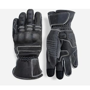 Guantes de Carreras Personalizados OEM, Guantes de Motociclista Resistentes, Cuero Puro, Transpirables, Compatibles con Pantalla Táctil, Cierre de Velcro - Product Image 1