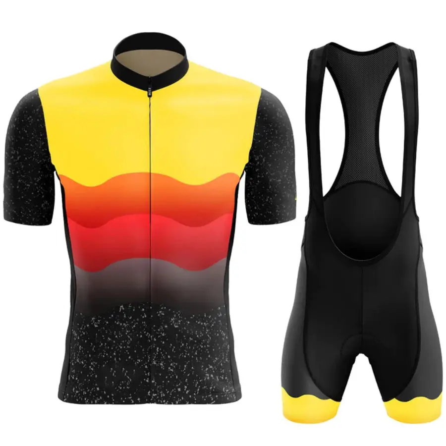 YKYWBIKE Winter Long Sleeve MTB Bicycle Clothing Bike Clothes Sportswear Wear Suit 10 color Thermal Fleece Cycling Jerseys Set