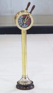 24 "Personnalisé Telegraph En Laiton Vintage Thème Nautique À La Main Base En Bois Fabricant Indien Vente pour L'artisanat En Métal Parfait - Product Image 4