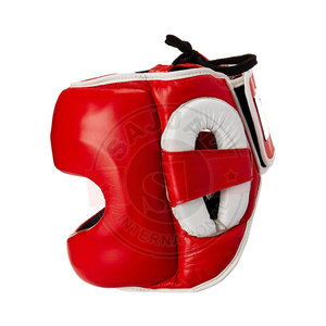 Protège-tête en cuir, équipement d'entraînement professionnel de boxe, protège-tête entièrement personnalisé - Product Image 3